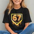 Six Seven 67 Meme Gen Alpha Slang Baseball 101 Graphic Youth