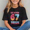 Six Seven Bruh 67 Ice Cream Drip Baseball For Men Women Kids Graphic Youth Six Seven Bruh 67 Ice Cream Drip Baseball For Men Women Kids Graphic Youth