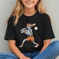 Skeleton Batting Baseball Halloween Graphic Youth