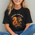 Squirell Baseball Catcher Player Joke Tee Protect Your Nuts Graphic Youth Squirell Baseball Catcher Player Joke Tee Protect Your Nuts Graphic Youth