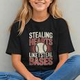 Stealing Hearts Like I Steal Bases Baseball Valentine Retro Graphic Youth Stealing Hearts Like I Steal Bases Baseball Valentine Retro Graphic Youth