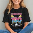 I Survived 100 Days Of School Baseball Cream Drip Boys Graphic Youth