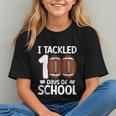 I Tackled 100 Days Of School Baseball Player Kids Teacher Graphic Youth