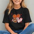 Valentines Baseball Basketball Football Heart Boy Men Graphic Youth