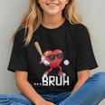 Valentines Bruh Red Heart Playing Baseball Men Boys Kids Graphic Youth Valentines Bruh Red Heart Playing Baseball Men Boys Kids Graphic Youth