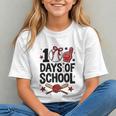 100 Days Of School Coquette Bow Baseball 100th Day Girl Kid Graphic Youth 100 Days Of School Coquette Bow Baseball 100th Day Girl Kid Graphic Youth