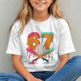 67 Ice Cream Drip Baseball Number 67 Player 67th Birthday Graphic Youth