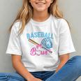Baseball Or Bows Brother Loves You Gender Reveal Boy Or Girl Graphic Youth