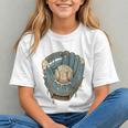 Baseball Drip Ice Cream Glove With Sprinkles And Ball Youth Premium Tri-Blend Graphic Youth