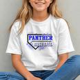 Blue Panther Baseball Home Plate Game Day Mascot Panther Graphic Youth