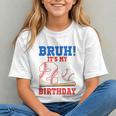 Bruh It's My 2nd Birthday Boy Baseball Themed Party Graphic Youth Bruh It's My 2nd Birthday Boy Baseball Themed Party Graphic Youth