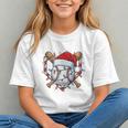 Christmas Baseball Santa Hat For Baseball Players Fans Graphic Youth