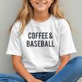Coffee And Baseball Graphic Youth