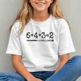 Double Play 6 4 3 2 Vintage Baseball Math Softball Player Premium Tri-Blend Graphic Youth