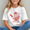 Drippy Baseball Mascot Valentine Heart Glasses Cartoon Graphic Youth Drippy Baseball Mascot Valentine Heart Glasses Cartoon Graphic Youth
