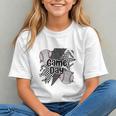 Game Day Baseball Retro Checkered Baseball Graphic Youth