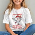 Hit Hard Run Fast Turn Left Baseball Player Premium Tri-Blend Graphic Youth Hit Hard Run Fast Turn Left Baseball Player Premium Tri-Blend Graphic Youth