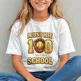 I Just Hit 100 Days Of School Baseball Boys Kids 100th Day Graphic Youth