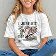 I Just Hit 100 Days Of School Teacher Baseball Boys Kids Graphic Youth