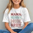 Mama Mommy Mom Bruh Baseball Mom Life Graphic Youth Mama Mommy Mom Bruh Baseball Mom Life Graphic Youth