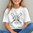 Minimalist Baseball Clean Sports Graphic Tee For Fan Players Graphic Youth Minimalist Baseball Clean Sports Graphic Tee For Fan Players Graphic Youth