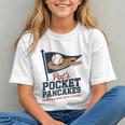 Pat's Pocket Pancakes Flag Baseball On Pancake Graphic Youth Pat's Pocket Pancakes Flag Baseball On Pancake Graphic Youth