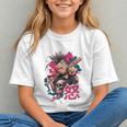 Punk Girl With Anger Kanji And Baseball Bat Graphic Youth Punk Girl With Anger Kanji And Baseball Bat Graphic Youth