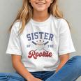 Sister Of Rookie 1st Birthday Baseball Boy Family Matching Graphic Youth Sister Of Rookie 1st Birthday Baseball Boy Family Matching Graphic Youth