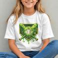 St Patrick's Day Baseball Boys Ice Cream Drip Youth Kids Premium Tri-Blend Graphic Youth