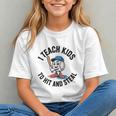 I Teach Kids To Hit And Steal Baseball Softball Coach Graphic Youth