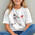 Valentines Baseball Batter Heart Player Silhouette Premium Tri-Blend Graphic Youth Valentines Baseball Batter Heart Player Silhouette Premium Tri-Blend Graphic Youth
