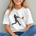 Valentines Day Baseball Batter Silhouette Heart Men Boys Kid Graphic Youth Valentines Day Baseball Batter Silhouette Heart Men Boys Kid Graphic Youth