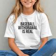 Vintage Baseball Withdrawal Is Real Premium Tri-Blend Graphic Youth Vintage Baseball Withdrawal Is Real Premium Tri-Blend Graphic Youth