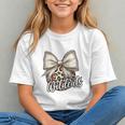 Wildcats Baseball Leopard Print Coquette Bow Mascot Game Day Graphic Youth