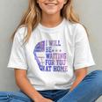I Will Be Waiting For You At Home Baseball Softball Catcher Graphic Youth