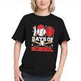 100 Days Of School Baseball Boys Kids Students Graphic Youth