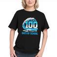 100 Days Of School Baseball Drip Ice Cream Kid Boy 100th Day Graphic Youth