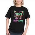100 Days Of School Baseball Ice Cream Drip 100th Day Player Graphic Youth