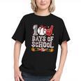 100 Days Of School Cute Bow Baseball Boy Girl Teacher Graphic Youth
