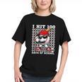 100 Days Of School Retro Baseball Sport For Boys Teachers Graphic Youth