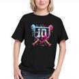 10th Birthday Boys Baseball Ice Cream Drip Boys Baseball Graphic Youth