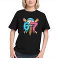 67 Baseball Ice Cream Drip Player Graphic Youth