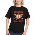 8 Year Old Boys Awesome Since 2018 Baseball Birthday Graphic Youth