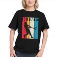 9th Birthday Nine Baseball Batter 9 Year Old Bday Boys Kids Graphic Youth