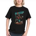 Backstop Catcher Baseball Graphic Graphic Youth