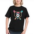 Baseball 6 Year Old Ice Cream Drip 6th Birthday Boys Player Graphic Youth