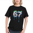 Baseball 67 Six Seven Gen Alpha Meme Blue Drip Boys Graphic Youth