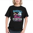 Baseball Or Bows Big Brother Loves You Gender Pink Or Blue Graphic Youth Baseball Or Bows Big Brother Loves You Gender Pink Or Blue Graphic Youth