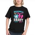 Baseball Or Bows Daddy Loves You Gender Reveal Family Graphic Youth