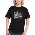 Baseball Catcher Waiting For You At Home Player Quote Graphic Youth